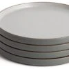 Habitat Speckle Set Of 4 Side Plate - Grey