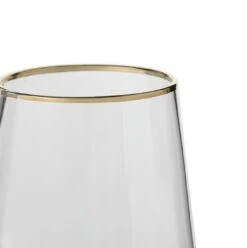 Habitat Set Of 4 Gold Rim Tumbler 8 Habitat Set Of 4 Gold Rim Tumbler -Home Furnishing Store 9614222 R Z003A