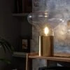 Habitat Marlow Glass Table Lamp - Gold