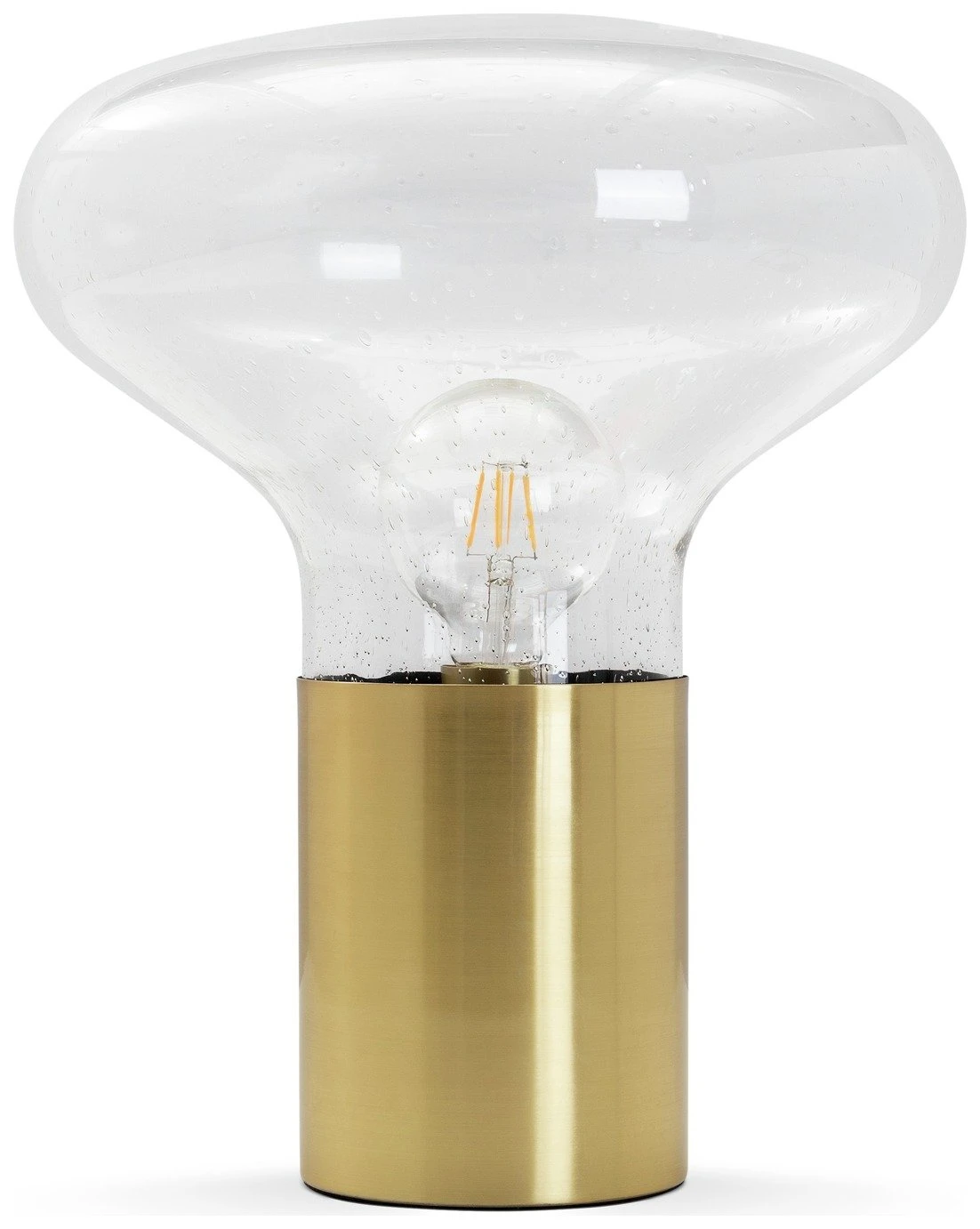Habitat Marlow Glass Table Lamp - Gold 2 Habitat Marlow Glass Table Lamp - Gold - Image 2