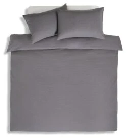 Habitat Cotton Waffle Plain Charcoal Bedding Set - Single -Home Furnishing Store 9625211 R Z002A