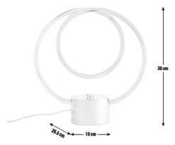 Habitat Pill Metal LED Table Lamp - Brushed Chrome -Home Furnishing Store 9625345 R E001