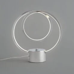 Habitat Pill Metal LED Table Lamp - Brushed Chrome -Home Furnishing Store 9625345 R Z002C