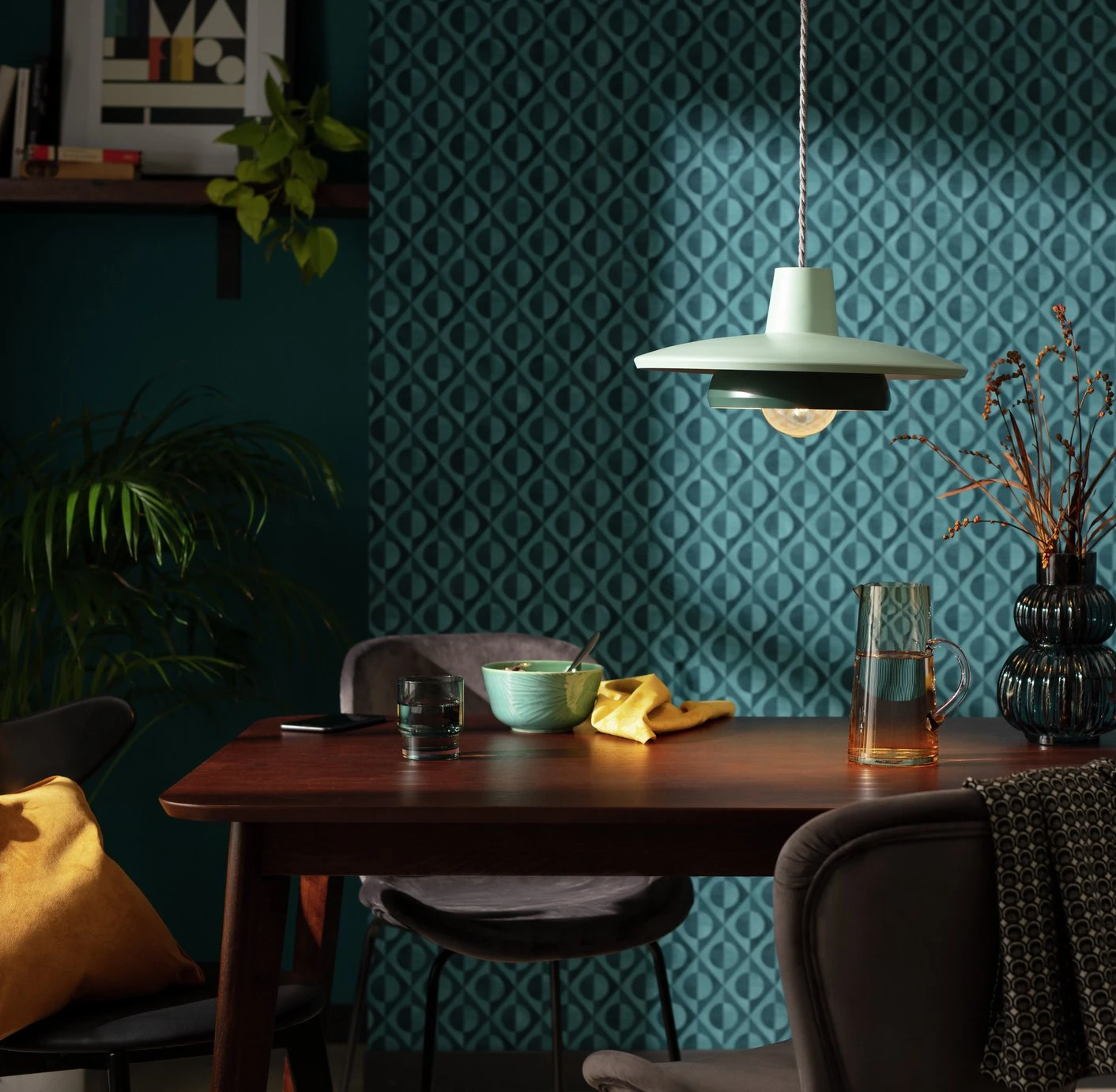 Habitat Velez 2 Tier Shade - Teal & Mint 6 Habitat Velez 2 Tier Shade - Teal & Mint - Image 6