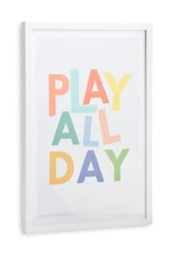 Habitat Kids Play Slogan Framed Wall Art - 31x43cm 7 Habitat Kids Play Slogan Framed Wall Art - 31x43cm -Home Furnishing Store 9650781 R Z002A